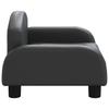 Dog Bed Black 50x40x30 cm Artificial Leather