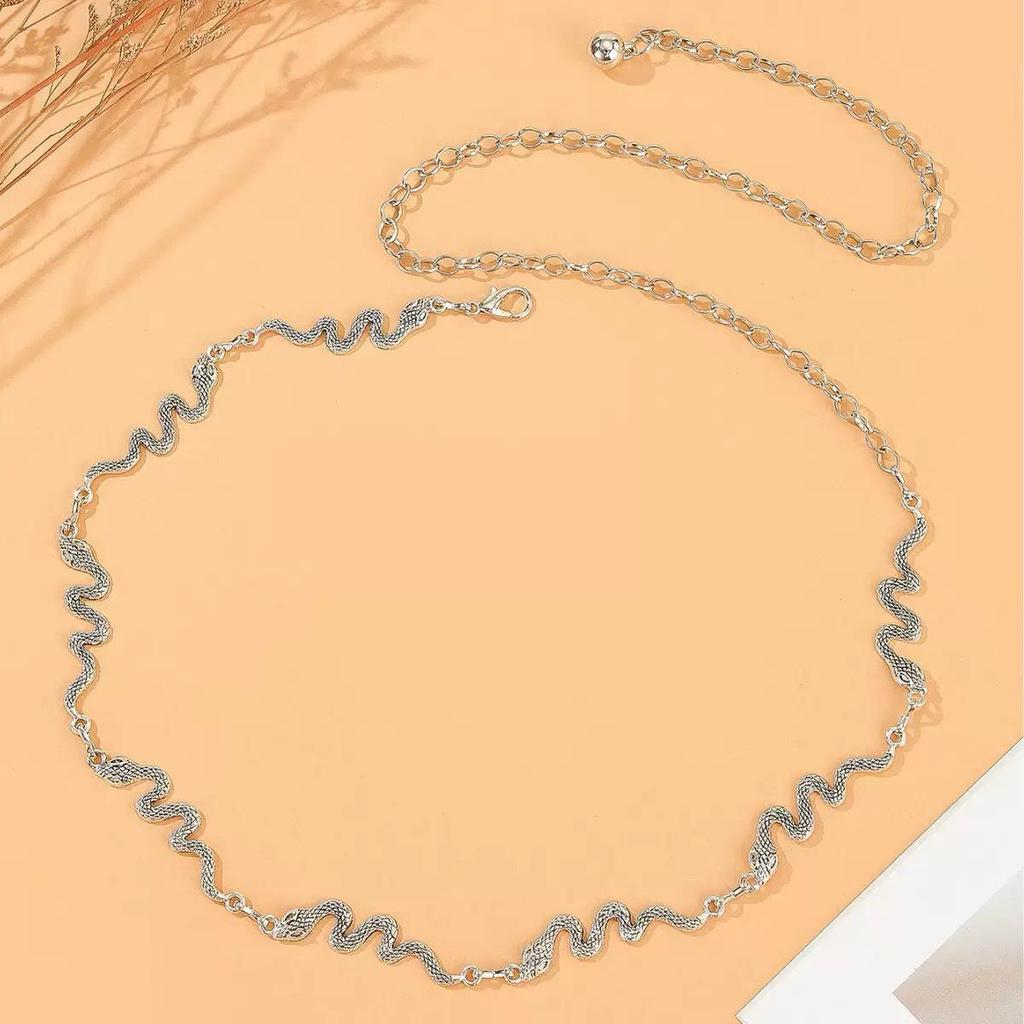 Богемный Этнический Металлический Пояс-Цепочка на Талию Высокого Класса для Женщин - Ретро, Универсальный Модный Аксессуар