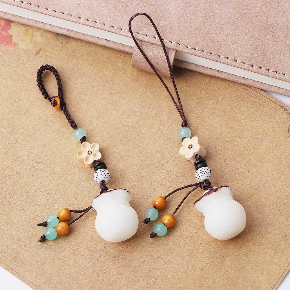 Phone Accessory Good Luck Fortune Wealth Charm Lanyards Mobile Rope Bag Pendant Phone Strap