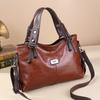 Simple Women's New Bag Large Capacity Handbag Women's Retro Commuting Fashionable and Versatile Single Shoulder