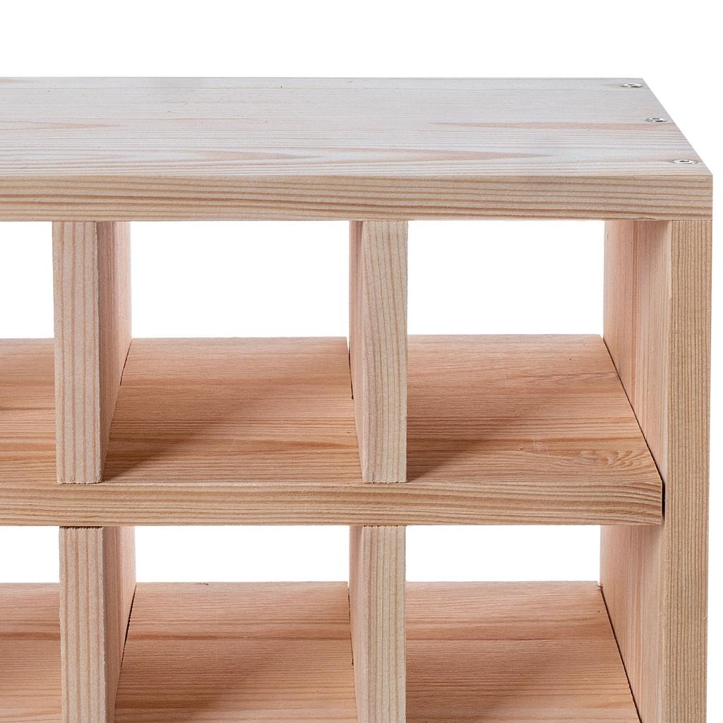 KADAX Винный стеллаж Шахматная доска Деревянный