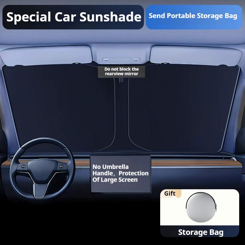 Windshield Sun Shade For Alfa Romeo Stelvio 2017-2021 2022 2023 2024 Window Sunshade Sun Visor Protector Foldable Blocks UV Rays