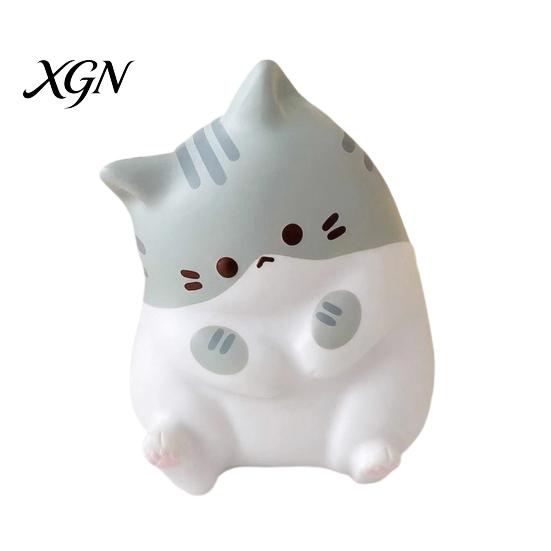 Nervousness Relief Toy Stress Cartoon Cat Soft Stretchy Fat Kitten Squeeze Relaxation Anxiety Reduction Animal Sensory Party Favors Gadget