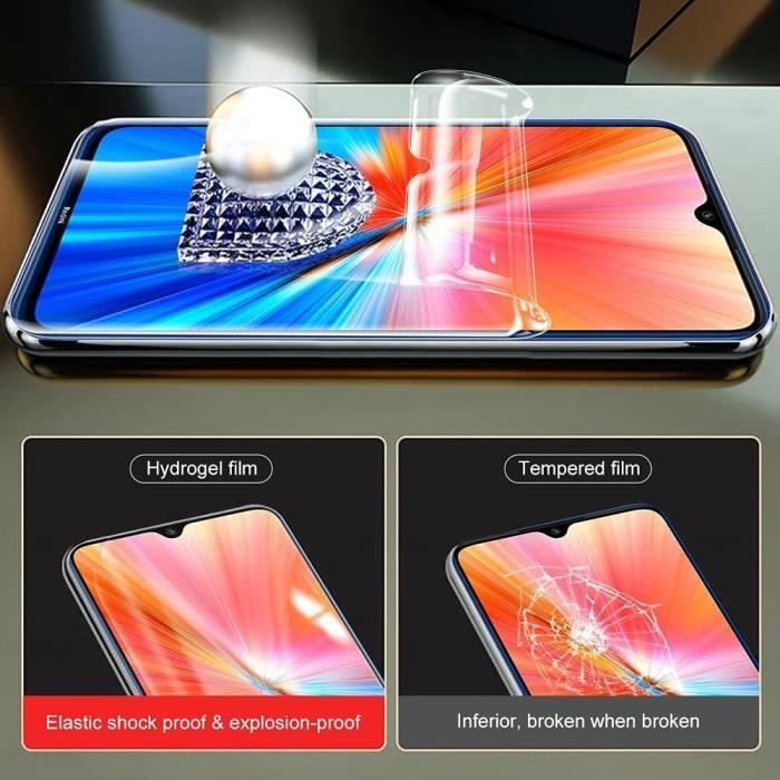 Гибкая защитная пленка для Redmi Note 8T - E.F.CONNECTION - Набор из 3 шт. - Устойчивая к царапинам - 0,15 мм
