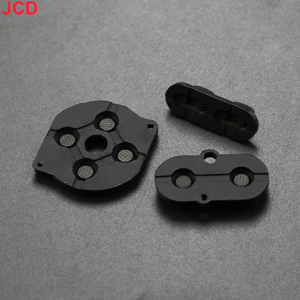 JCD 1set For Game Boy Color GBC Game Console Shell Housing Silicon Start Select Keypad Rubber Conductive Button A-B d-pad