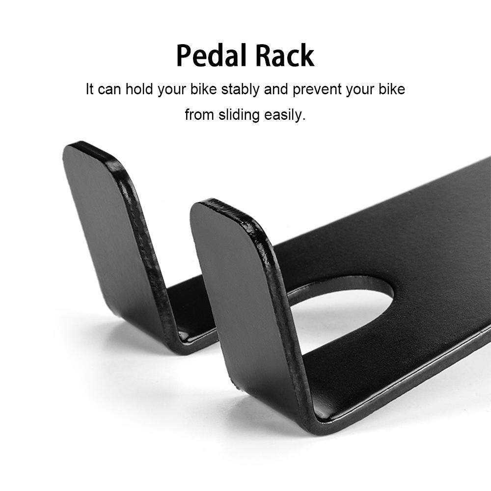 Bike Wall Mount Rack Bicycle Pedal Wall Mount Bike Display Hanger Bike Garage Holder Bicycle Display Storage Rack