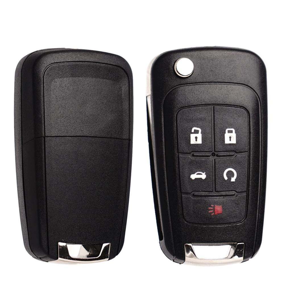 MechanMagic Remote Flip Key Fob Replacement Chevrolet Cruze Equinox Camaro Malibu Sonic Impala Buick