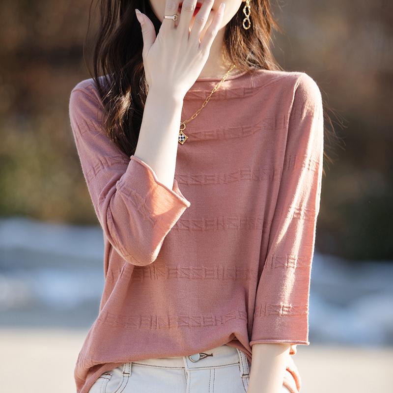 Всесезонный женский свитер из 50% шерсти и 50% шелка | Легкий теплый свитер из смеси | Роскошный трикотаж из кашемира и шелка