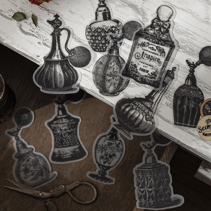 20 pcs Vintage objects Stickers pack Creativity Decorative Stick Labels Hand Account Diary Album Scrapbooking accessories