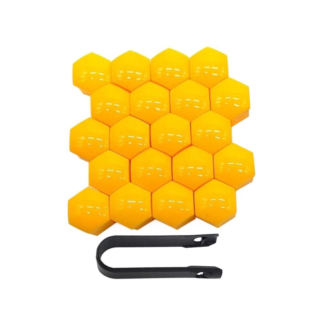 20 шт. 17 мм колпачки на болты ступицы колеса, антикоррозийные защитные крышки гаек, аксессуары для экстерьера автомобиля