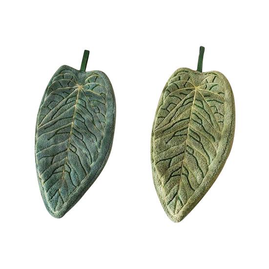Hand Towels Home Decoration Leaf Hand Towels Coral Fleece 1 Pc