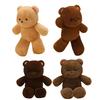 4 Colors Bear Plush Toys Lovely Cartoon Animal Doll Warm Children Appease Bear Doll Kawaii Home Decor Xmas Birthday Gift