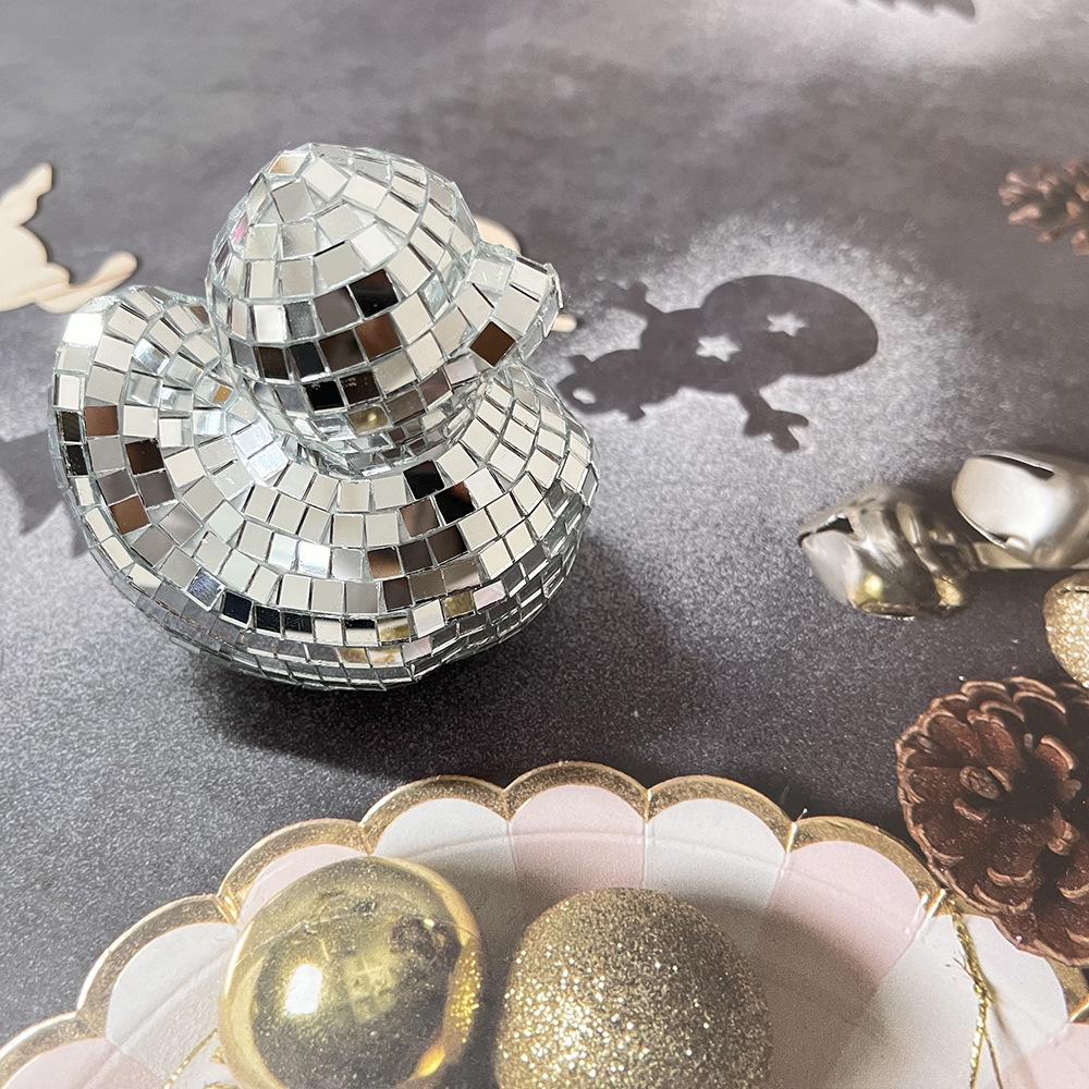 Креативное зеркальное украшение «Диско-утка» для домашнего декора