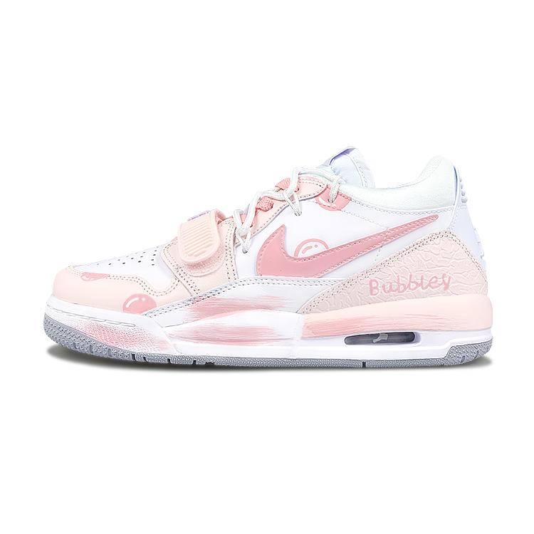 Jordan Jordan Legacy 312 Low Vintage Баскетбольные кроссовки GS Розовый Белый HF0747-151(Team47-312)