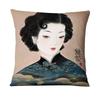 Neoclassical Girl Art Print Decorative Throw Pillow Cover Home Decor Bedroom Room Living Room Sofa Cushion Cover