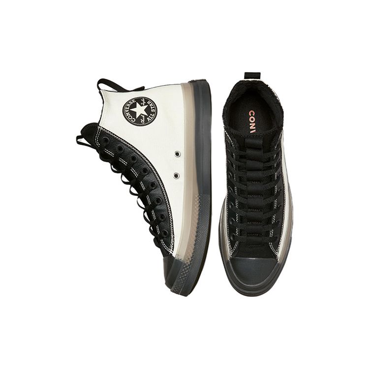 Converse Черные кроссовки унисекс Chuck Taylor All Star CX Explore Counter Climate High Egret кремового цвета A01391C