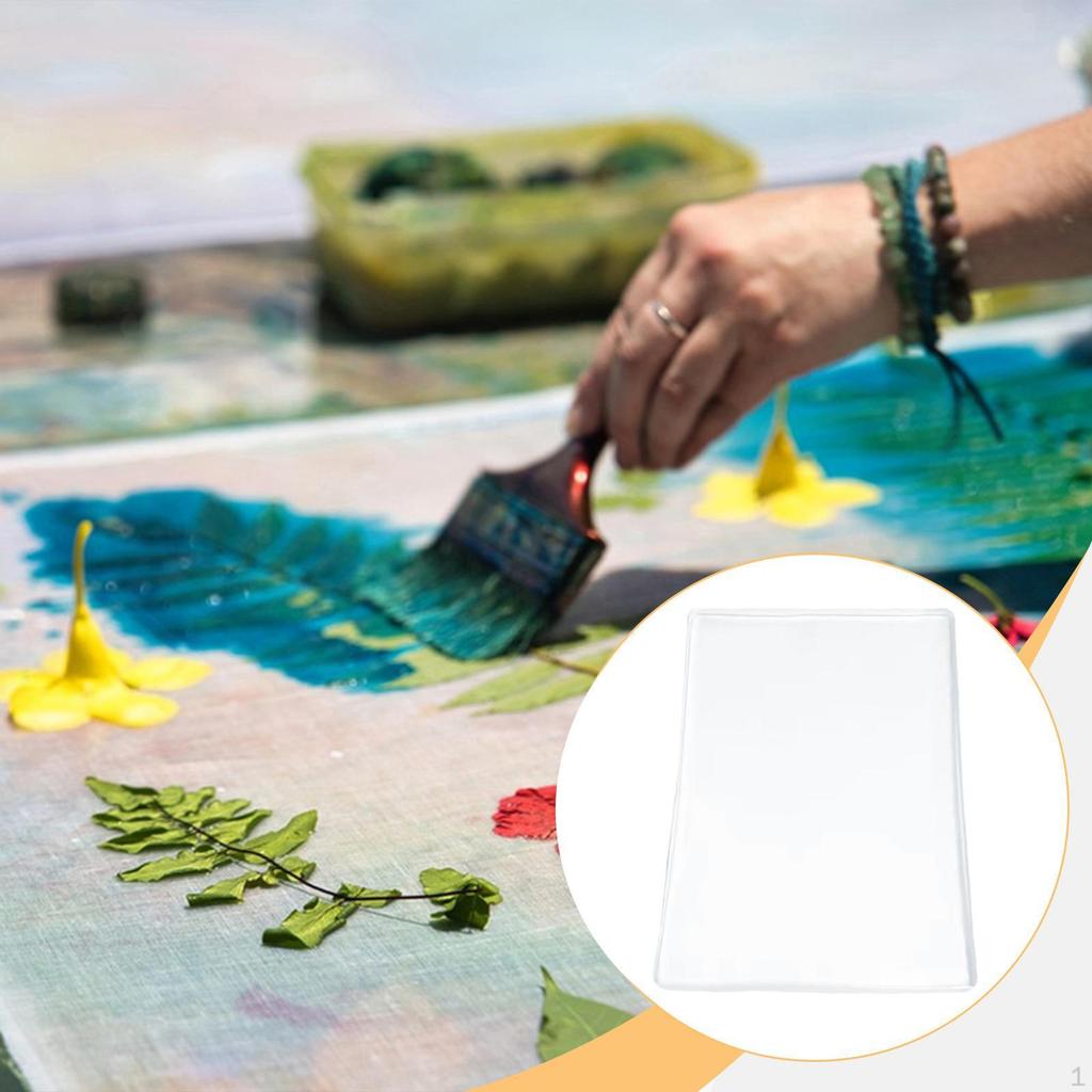 Plate Monoprinting Print Premium Easy to Use Reusable Supplies for Home Decoration Journaling