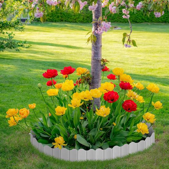 20Pcs Border Fence Easy Installation High Toughness All-Purpose Walkway Landscape Edging Plant Border Yard Supply