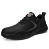 Fashion Stylish Mens Casual Leather Sneakers Classic Men's Masculino Leisure Walk Trainers Lace-Up Men Outdoor Handmade Treking Footwear