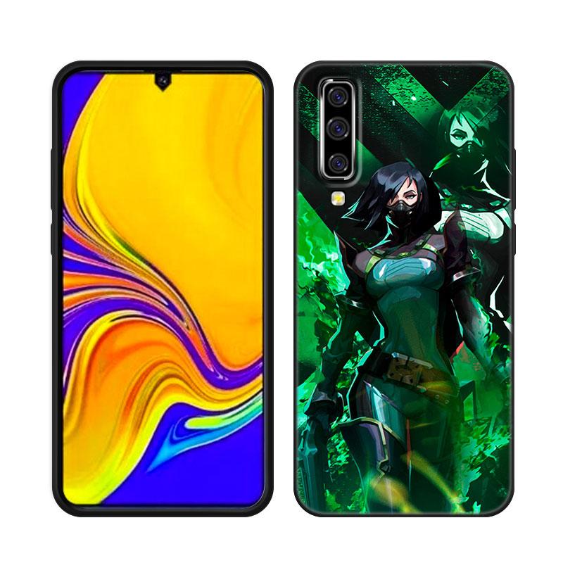 Чехол для игрового телефона Valorant для Samsung A13 A22 A24 A32 A23 A25 A34 A35 A52S A53 A54 A55 A73 5G A12 A14 A15 A31 A33 A50 A51 A72