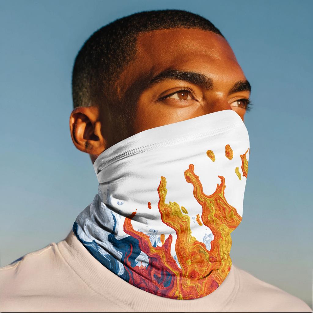 Outdoor Cycling Mask Fashion Printed Headscarf Neck Scarf