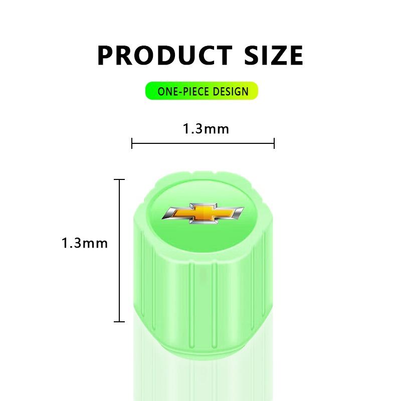 Светящиеся Колпачки Клапанов Автомобильных Шин Флуоресцентные Колпачки Клапанов Колес Мотоцикла для Chevrolet Malibu XL Equinox Автомобильные Накладки на Пороги Аксессуары