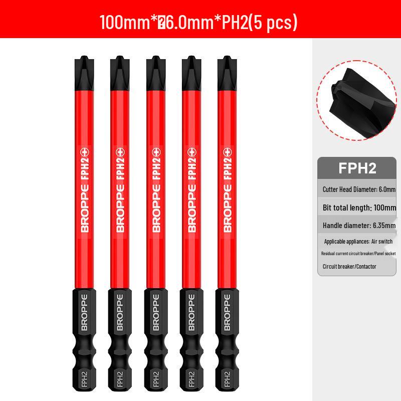 Улучшенная магнитная не скользящая электрическая насадка-отвертка для воздушных и панельных переключателей