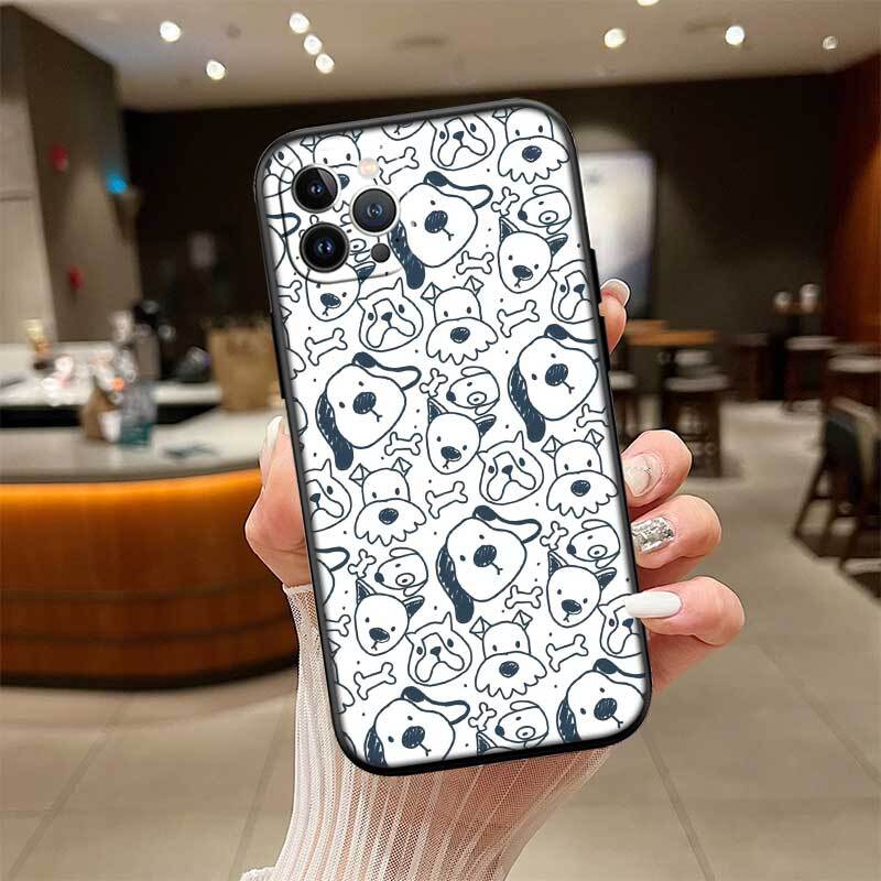 Мультяшный милый ЧЕХОЛ-СОБАКА для Samsung Note 20 10 S25 Plus Ultra Lite FE M20 M21 M30 M31 M51 A11 A26 A51 A52 A53 A56 A70 A71 A72 A73