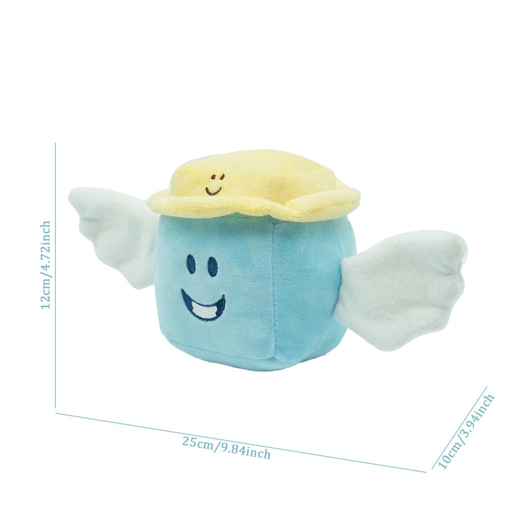 New Fruits Plush Toys Birds Stuffed Doll Soft Becoming Luck Square Plushie Pillow Cute Home Decoration Birthday Gifts