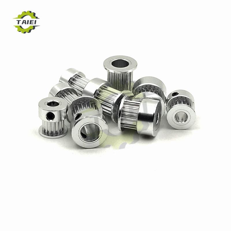 G2M 20 21 22 23 24Teeth 2GT Timing Pulley Bore 3/4/5/6/6.35/8/10mm GT2 Synchronous Wheel For Belt Width 6/10mm 3D Printer Parts