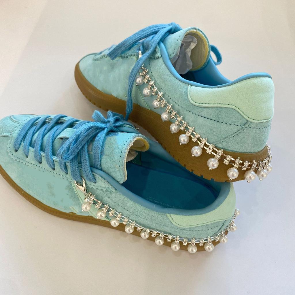 Элегантный съемный бусинный каблук-подвеска, стильный задний каблук-подвеска, аксессуар для каблука, бисерные украшения для женщин