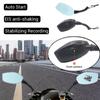 Пара зеркал заднего вида 1080P Видеорегистратор для езды на мотоцикле M8 с передним и задним двумя объективами Профессиональный регистратор движения при езде