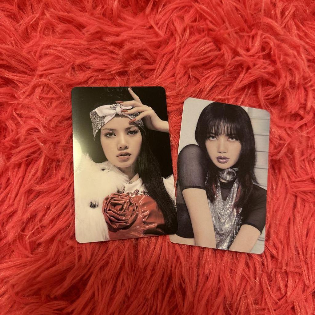 [USED] Blackpink Seoul Concert Limited Edition Lakidro Trading Card Lisa Set of 2 LISA