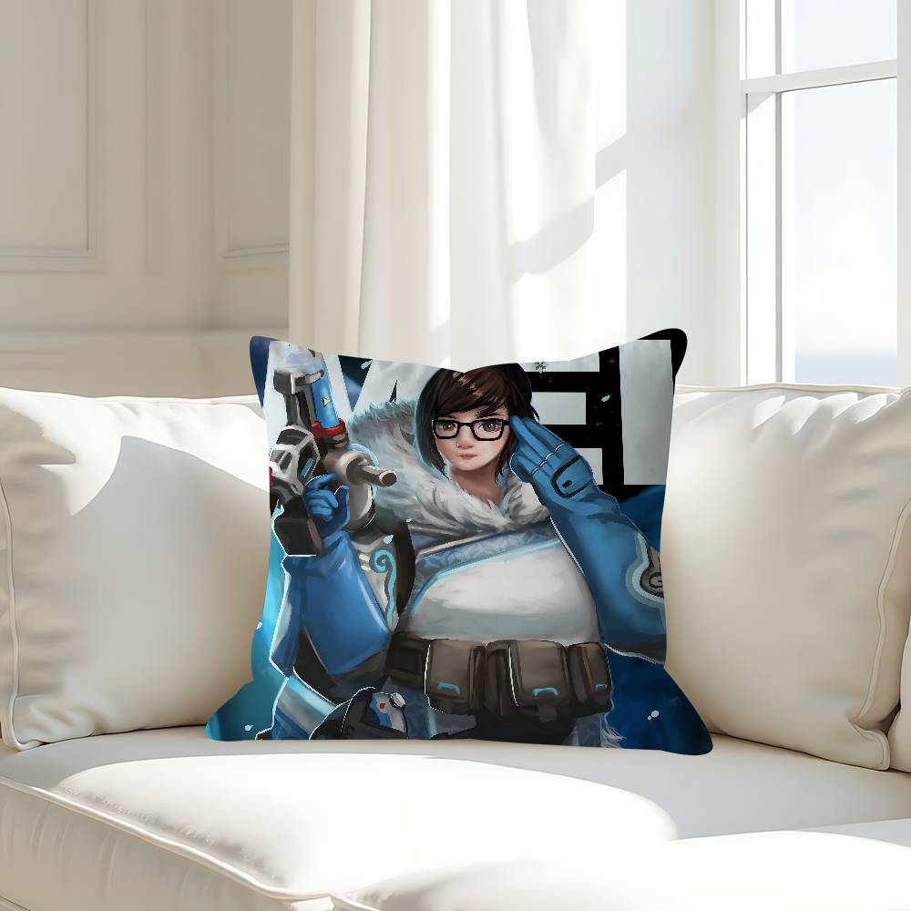 Игровой O-Overwatch Дизайн Наволочки Чехол для Подушки Декор Праздничный Декор