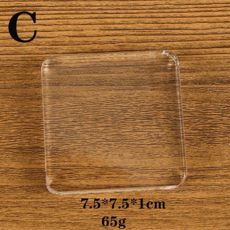 Прозрачный акриловый штамп-блок, прозрачный резиновый штамп на клеевой основе, сделай сам, скрапбукинг, прозрачный фотоальбом, декоративные инструменты ручной работы