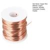 1 рулон медной проволоки, долговечная, легко режется, гибкая медная проволока для изготовления ювелирных изделий, садовых поделок