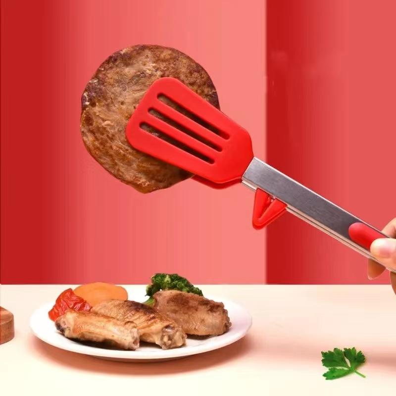 Non-Slip Stainless Steel Food Tongs Meat Salad Bread Serving Clip Barbecue Grill Buffet Clamp Cooking Tools Kitchen Accessories