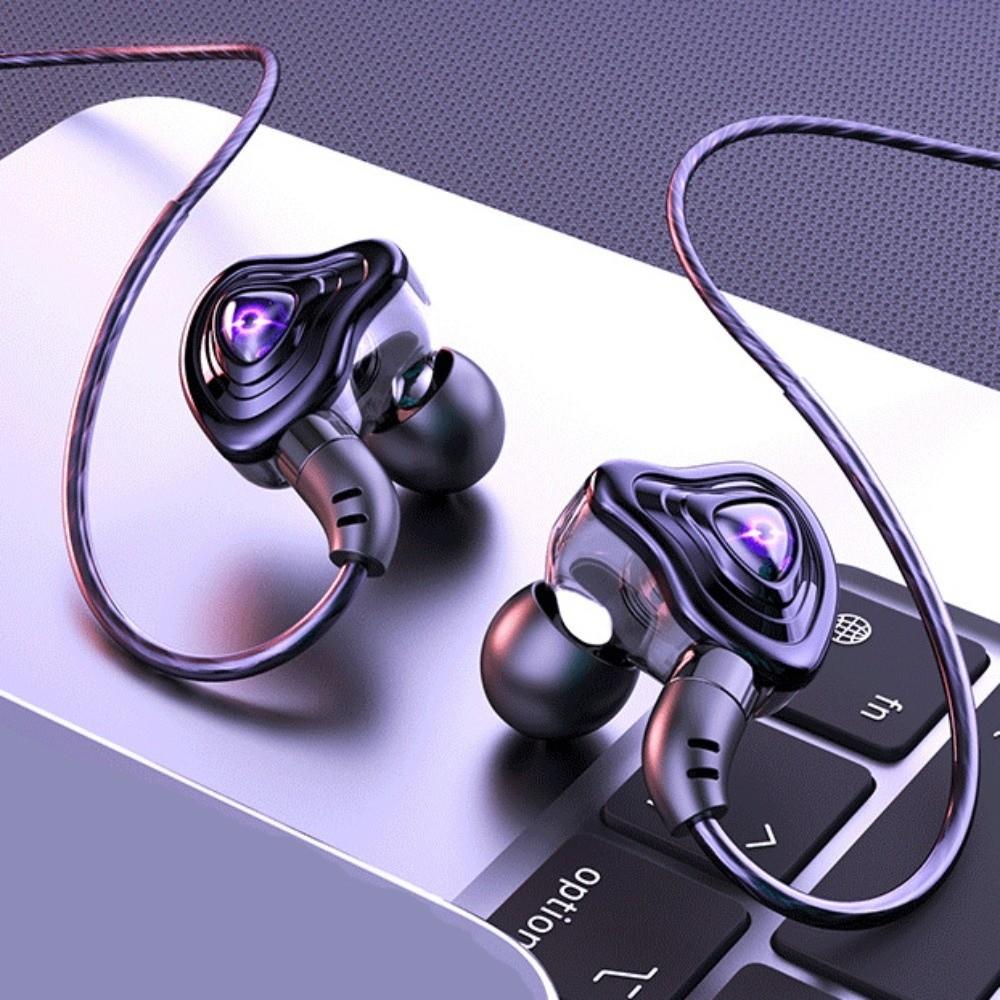 3,5 мм Проводные наушники для киберспорта Hi-Fi Стерео С шумоподавлением Внутриканальные наушники Микрофон Объемный Бас Проводная гарнитура