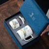 Ceramic Office Cup Suet Jade Tea Set Drinking Cup Personal Teacup Filter Gift Business Gift