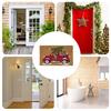 Christmas Doormat Car Pattern Welcome Mat Non Slip Washable Winter Backing Carpet Entrance Rug Home Party Christmas Decoration