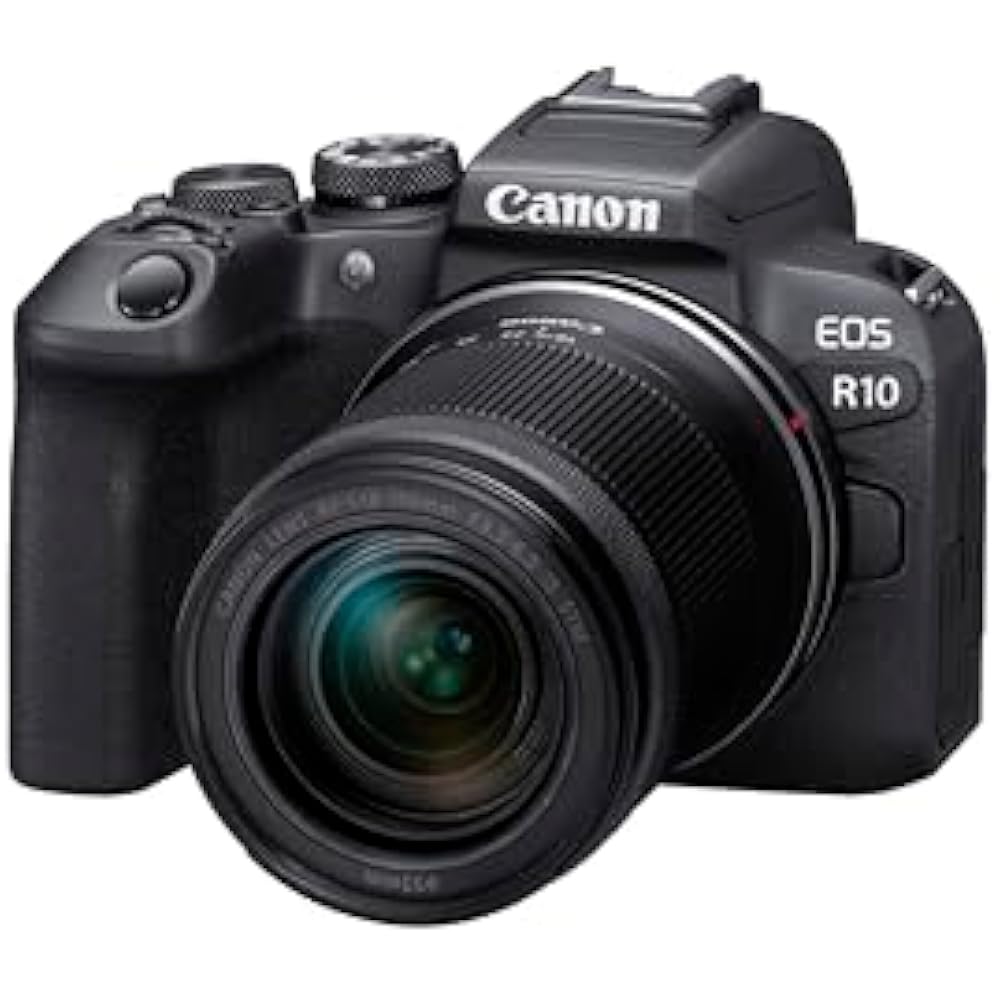 Беззеркальная камера Canon EOS R10 с объективом (РФ-С18-150) Черный/APS-C/EOSR10-18150ISSTMLK