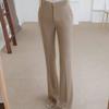 Style Latte Women Semi Bootcut Hidden Banding Summer Slacks