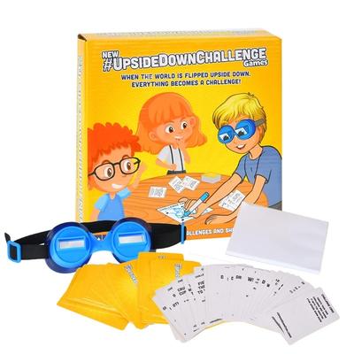 Игра для друзей Выполняйте забавные задания в очках-перевертышах Веселая игра для вечера и вечеринок Семейные игры