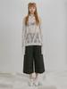 VEGAN TIGER Solid Net Knit Ivory