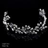 Украшения для волос Корона Жемчужина Лист Свадебная прическа Виноградная лоза Свадебные аксессуары для волос Невеста Кристалл Головной убор