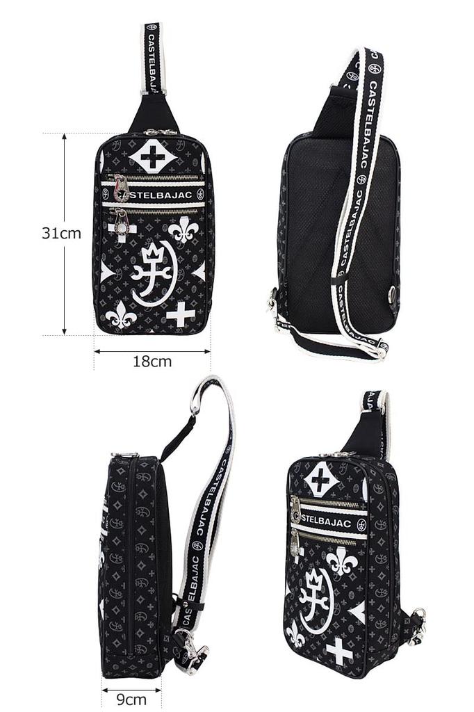 [Castelbajac] One-Shoulder Bag 38911 Black 