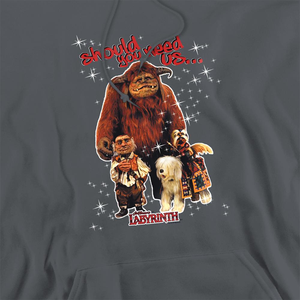 Labyrinth Unisex Adult Should You Need Us Hoodie