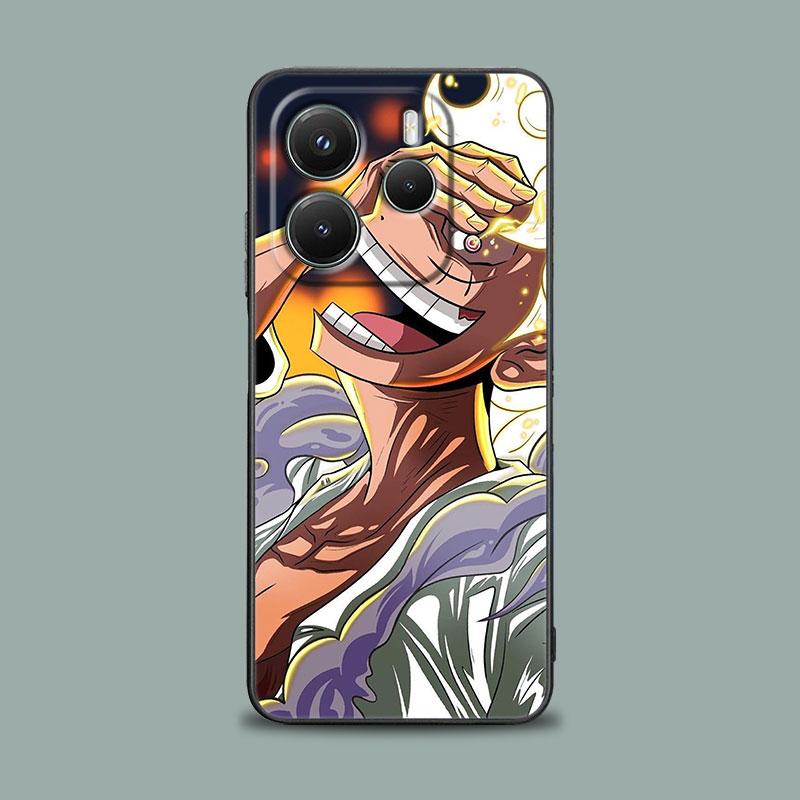 Case For Xiaomi Redmi Note 15 14 13 12 11 10 Pro Plus 5G For Redmi 15C 15 14C 13C 12C Phone Cover LUFFY GEAR 5 O-One Anime Piece