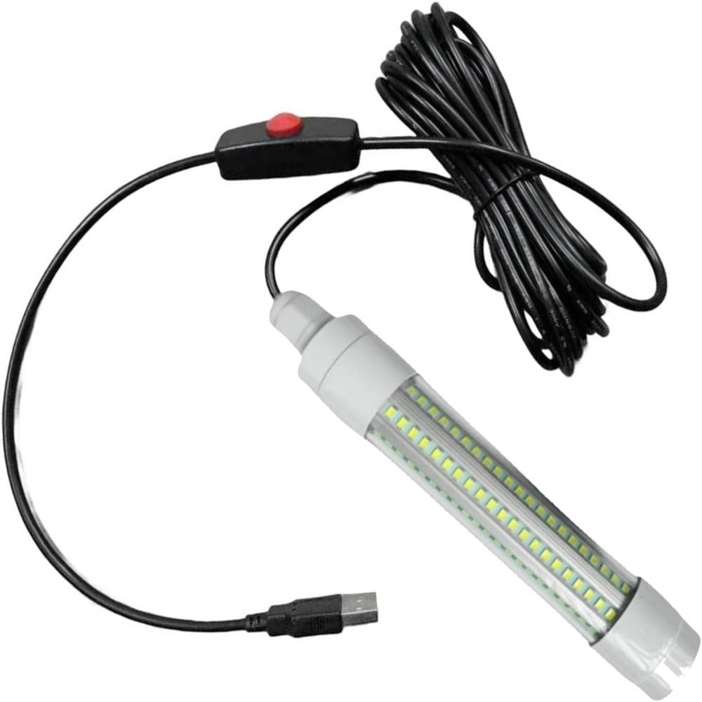 126 Beads Underwater Fishing Light 5V 13W Squid Attractor Light Night Fishing Lure For Squid