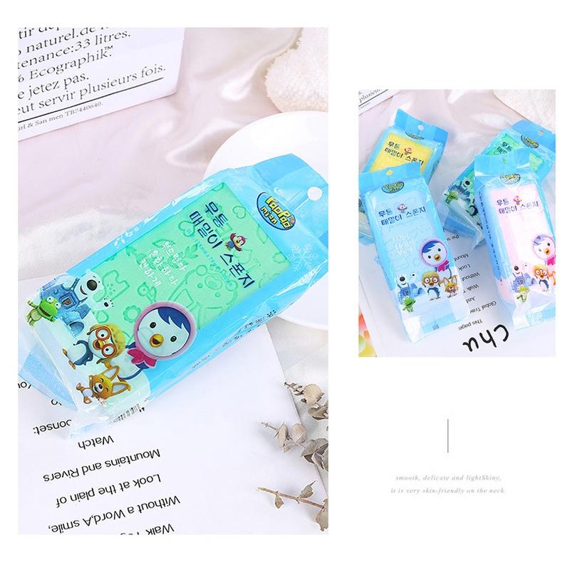 1 шт. Губка для ванны для взрослых и детей, губка для тела, отшелушивающая, отшелушивающий массажер, очищающая душевая щетка, случайный цвет